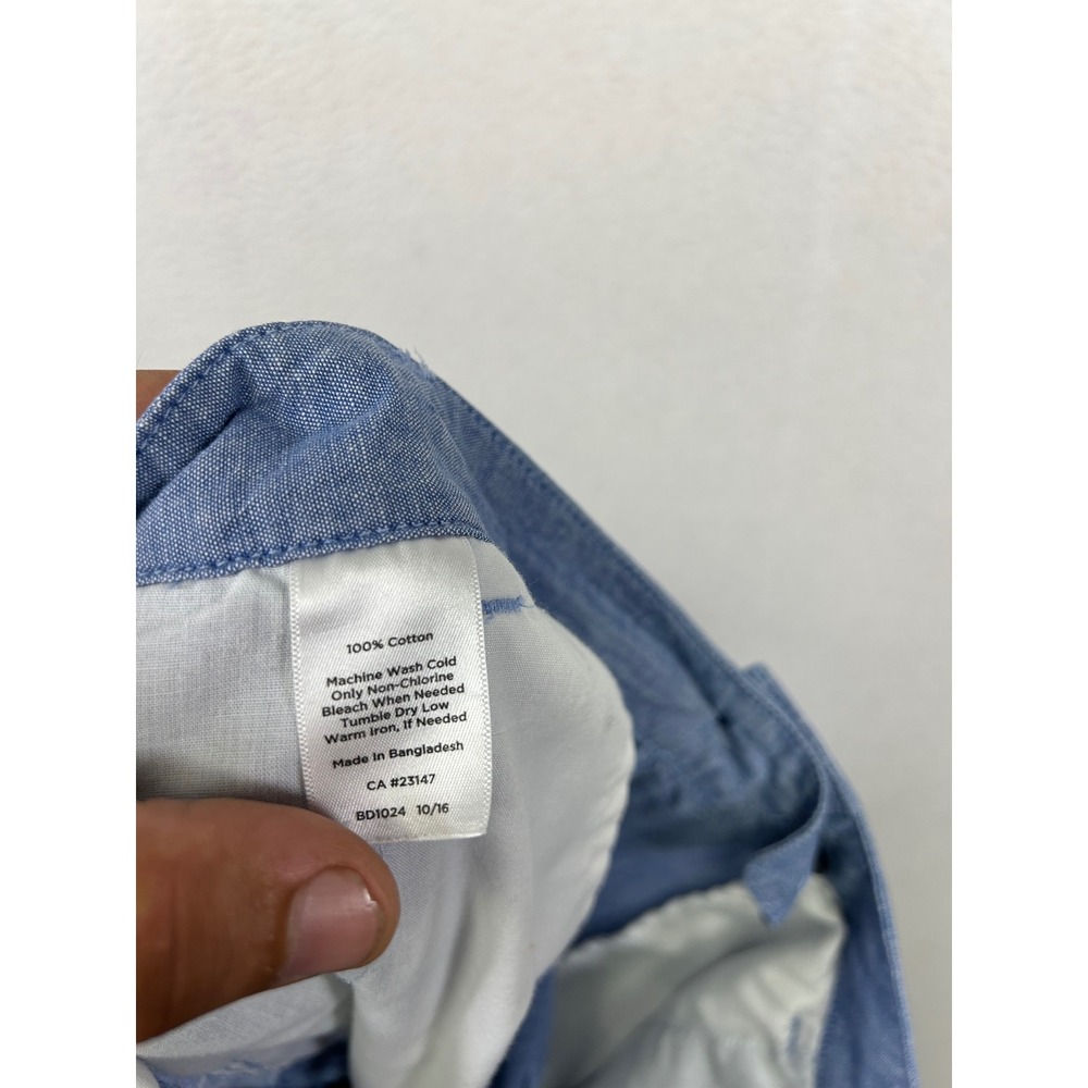 Coastal Preppy Talbots Womens 10 Blue The Weekend Chino Pants Minimalist Hampton - Picture 5 of 11